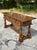 Spanish Revival Vintage Boho Alphonso Marina Hand Carved High Console Table For Sale - Image 3 of 12