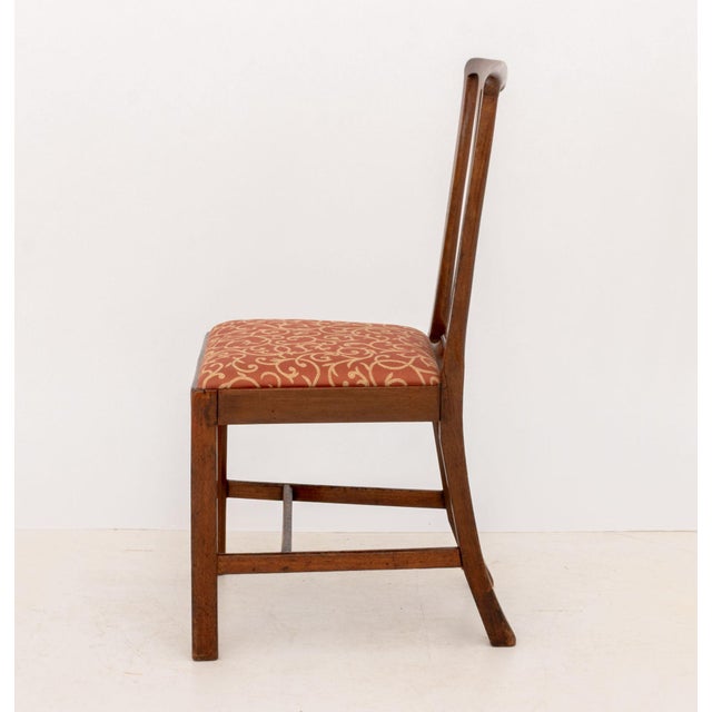Wood George III Style Mahogany Dining Chair For Sale - Image 7 of 8