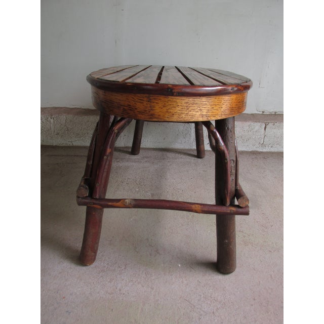 1970s Vintage Adirondack Style Coffee Table For Sale In New York - Image 6 of 11