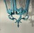 Antique Style Solid Brass Hanging Hallway Lantern W/ Etched Starburst Glass For Sale - Image 13 of 16