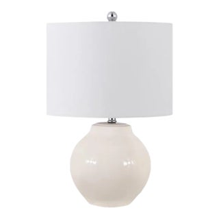 Safavieh Zaid Resin Table Lamp - Ivory For Sale