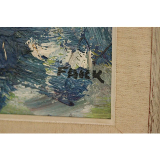 Gösta Falck, Woman, 1960s, Oil on Canvas, Framed For Sale - Image 9 of 11