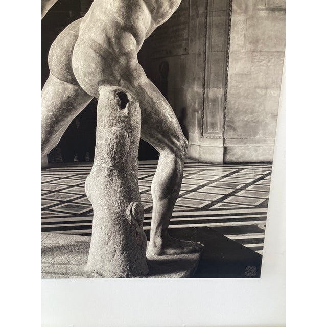 Gray William Gray Harris Photograph on Canvas “ the Borghese Gladiator “ For Sale - Image 8 of 9