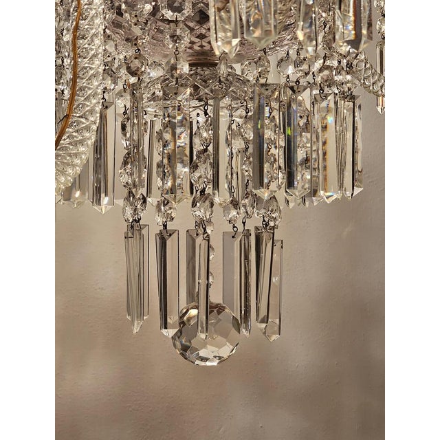 Crystal Chandelier from Baccarat, 1940s For Sale - Image 9 of 18