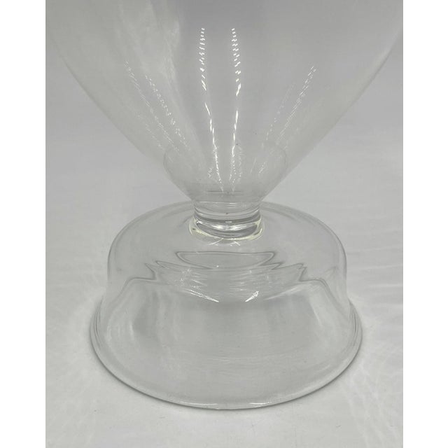 Aldo Cibic for Paola C Pims Signed Italian Blown Glass Bottle Vase For Sale - Image 9 of 11