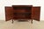 Wood Romweber Antique French Provincial Louis XV Flame Mahogany Buffet Server or Bar Cabinet, Newly Refinished For Sale - Image 7 of 12