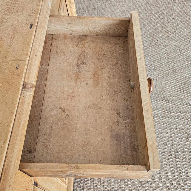 Wood Antique English Pine Cupboard | Circa 1880 For Sale - Image 7 of 9