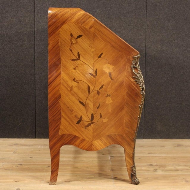 20th Century French Inlaid Bureau, 1960s For Sale - Image 4 of 13
