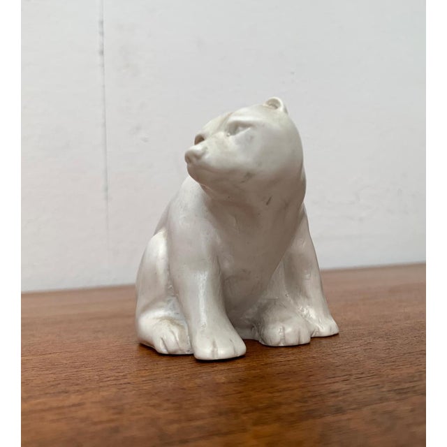 Vintage Polar Bear Figurine from Pearlite Marblecraft, Canada For Sale - Image 18 of 18