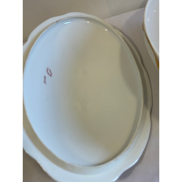 Vintage Haviland & Co. Limoges Gold Gilt Covered Vegetable Tureen For Sale - Image 10 of 12