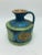 Royal Blue Vintage Italian Pottery Vase For Sale - Image 8 of 8