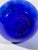 Mid-Century Modern Decorative Cobalt Blue Glass Bottle, Empolio, 1950s For Sale - Image 10 of 11