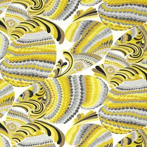 Schumacher X Trina Turk Pisces Print Fabric in Driftwood