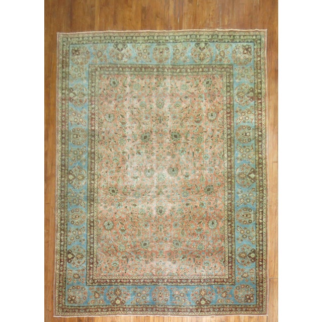 Antique Persian Kashan Carpet For Sale In New York - Image 6 of 18