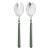 Contemporary Mepra Fantasia 2-Piece Salad Servers Set, Green For Sale - Image 3 of 3