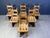Brutalist Oak Dining Chairs, 1960s, Set of 6 For Sale - Image 4 of 12