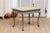 Wood 1750s Swedish Rococo Gray Painted Tea Table with Tray Top and Ball and Claw Feet For Sale - Image 7 of 12