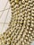 Sculptural Brutalist Style Gilt Studded Round Picture Frame – Textured Gold Photo Frame For Sale In Louisville - Image 6 of 7