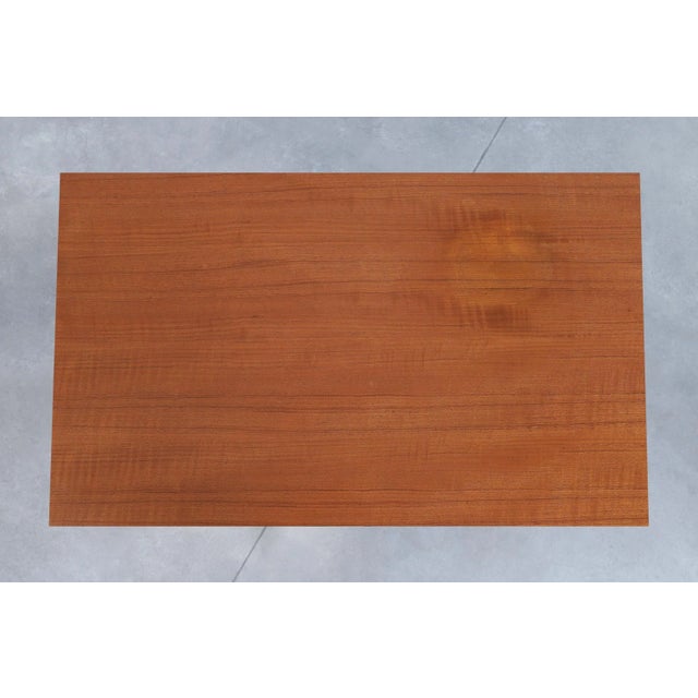 Sienna 1960s Danish Modern Teak Nesting Table by Carlo Jensen for Poul Hundevad - Set of 5 For Sale - Image 8 of 12