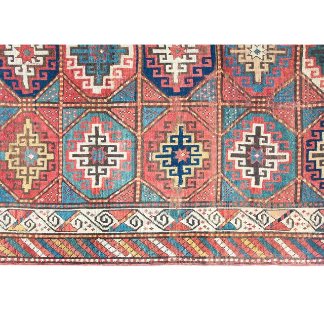 Tribal Early 20th Century Persian Moghan Rug For Sale - Image 3 of 15
