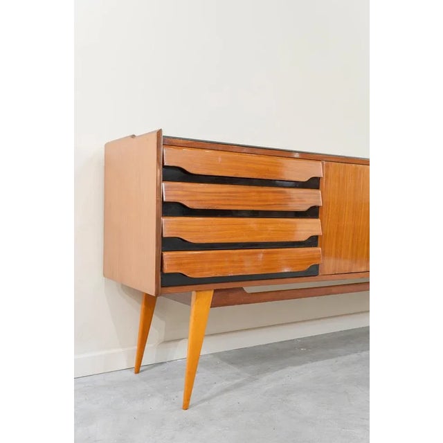 Wood Mid-Century Italian Sideboard, 1950s For Sale - Image 7 of 11