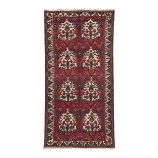 Early 20th Century Antique Persian Bakhtiari Rug 05'03 X 10'05 For Sale