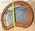 Mid-20th Century Italian Walnut Kidney-Shaped Display Vitrine Table Cabinet For Sale - Image 9 of 11