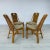 Art Nouveau Dutch Vintage Wicker Dining Chairs – Set of 4 For Sale - Image 3 of 13