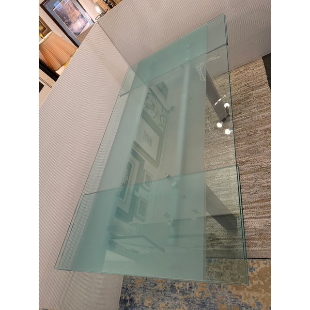 Studio Kronos for Cattelan Italia Daytona Glass Extension Dining Table For Sale - Image 11 of 12