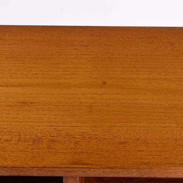 Poul Hundevad Danish Teak Bookcase on Hairpin Legs 1960s For Sale - Image 9 of 9