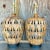 Coastal Vintage Boho Punch Cut Palm Frond Ceramic Table Lamps - a Pair For Sale - Image 3 of 6