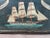 Folk Art 19th Century Dark Green-Blue Painted Maritime Sea Chest / Trunk, Ship John Speark, Rockland Maine For Sale - Image 3 of 12
