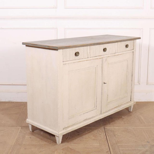 Antique Continental Painted Buffet, 1890s For Sale - Image 9 of 12