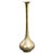 An exceptionally decorative late 19th-century Islamic brass vase, distinguished by its elegant elongated silhouette,...