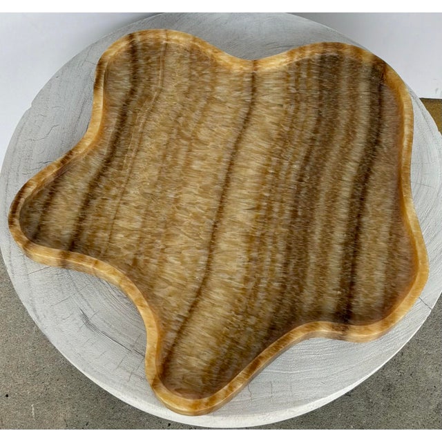 Modern Revelation Modern Large Onyx Splat Tray For Sale - Image 3 of 4