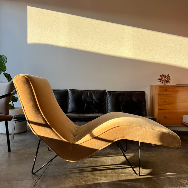 Circa 1952 GMG chaise lounge by Greta Grossman for Sherman Bertram. One of 4 known examples, the others being in private...
