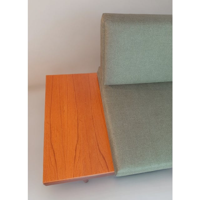 Mid-Century Scandinavian Lettvint Daybed in Teak and Green Fabric by Ingmar Relling for Ekornes, 1960s For Sale - Image 11 of 13
