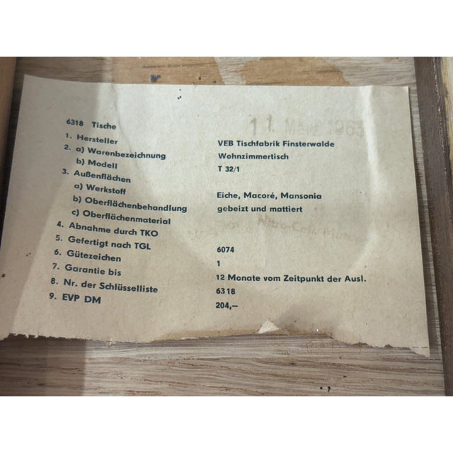 Mid-Century Extendable Wooden Kitchen Table For Sale - Image 8 of 9