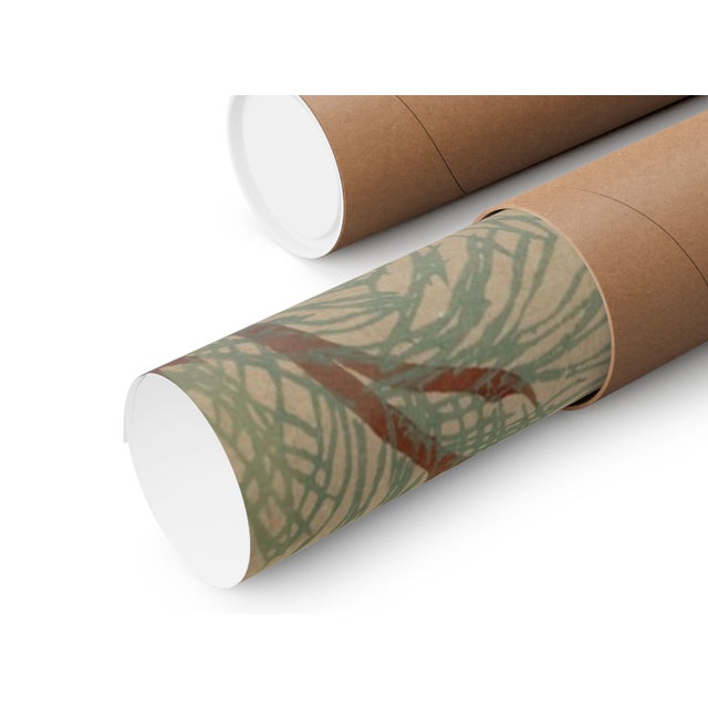 Not Yet Made - Made To Order Cranes, Kamisaka Sekka, Japanese Woodblock Art Print Reproduction, 36" × 24" For Sale - Image 5 of 5