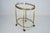 Small Mid-Century Modern Italian Brass Bar Cart with Removable Tray, 1950s For Sale - Image 4 of 16