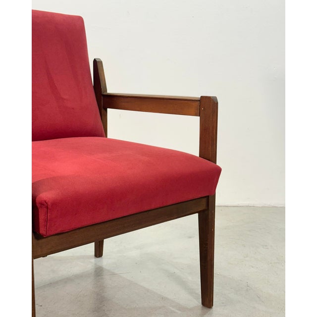 Vintage Teak Chairs and Stool, 1960s, Set of 3 For Sale - Image 15 of 18