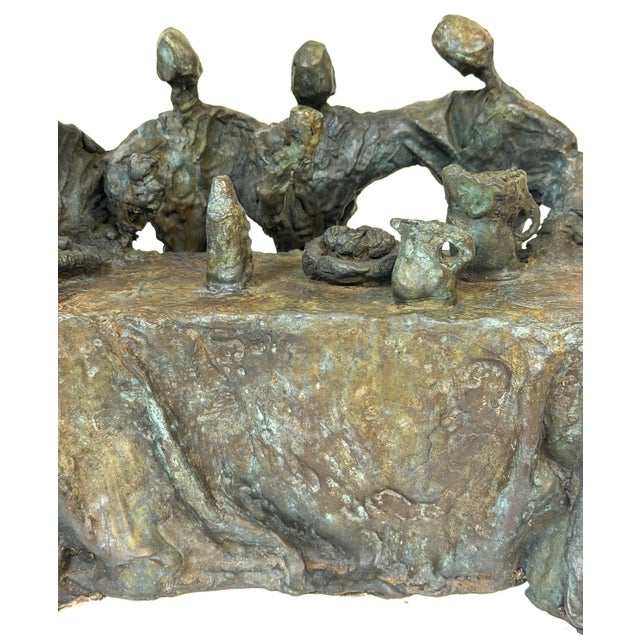 Daredjan Zourabichvili “Feast” Signed & Numbered Bronze Sculpture, Edition 2/8 For Sale - Image 13 of 18