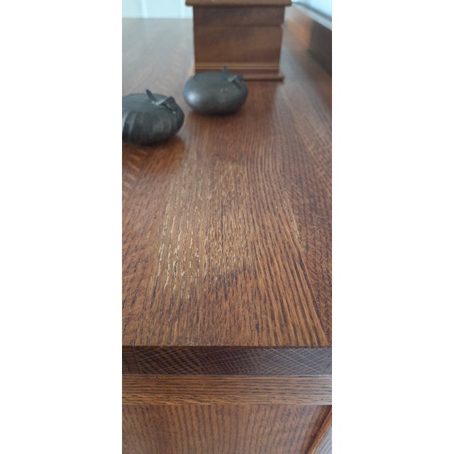 2000 - 2009 Cedar-Lined Mission Oak Tall Dresser/Cabinet For Sale - Image 5 of 9