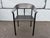 Set of Eight Attributed Artelano Black Leather Arm Chairs, Italy 1980s For Sale - Image 16 of 18