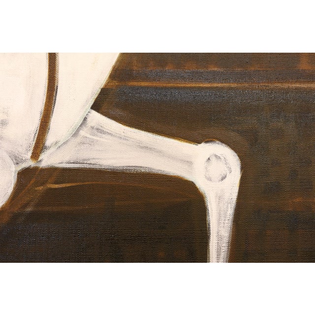 Large Contemporary Equestrian Oil Painting. Horse Painting 200 X 180 Cm (Goya) For Sale - Image 12 of 13