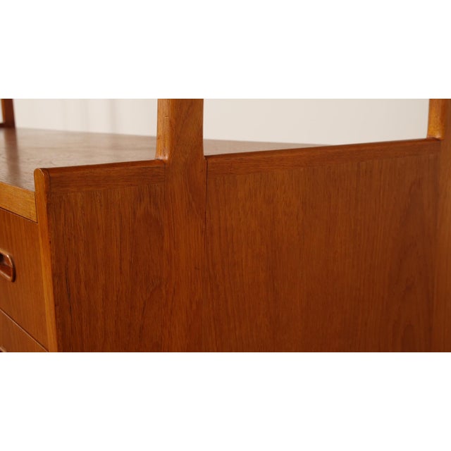 Vintage Wall Unit in Teak For Sale - Image 5 of 18