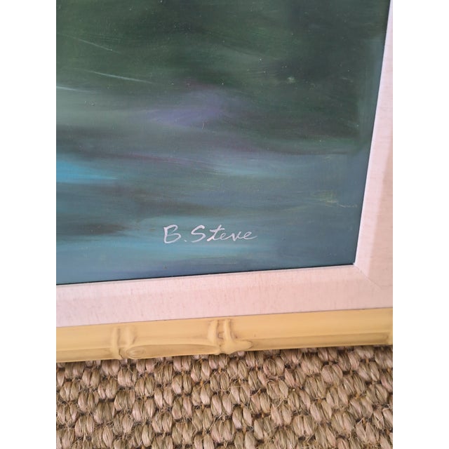 Textile Vintage Original Signed by B. Steve For Sale - Image 7 of 7