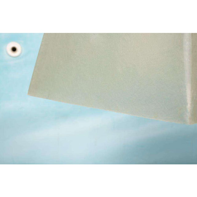 Vintage Minimalist Fiberglass Hanging Lamp from Roche Babois For Sale - Image 10 of 18