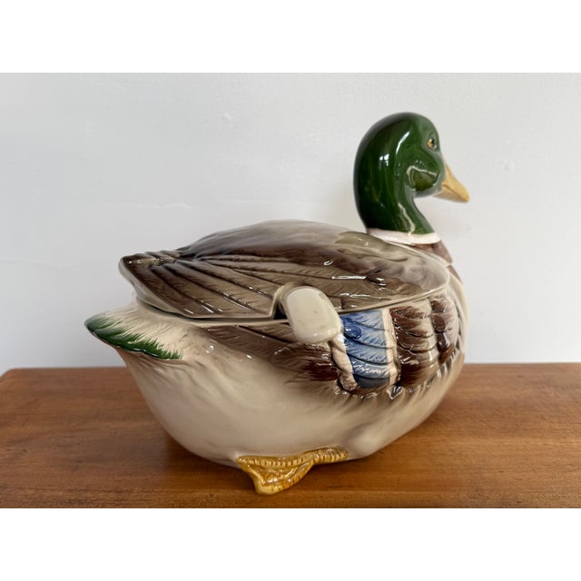 1980s Mallard Duck Soup Tureen With Ladle For Sale - Image 6 of 12
