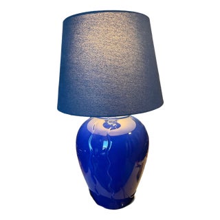 Large Ceramic Table Lamp from Ikea, Sweden, 1980s For Sale